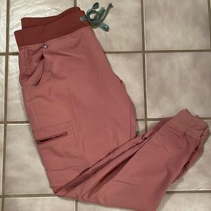 FIGS mineral mauve Zamora joggers